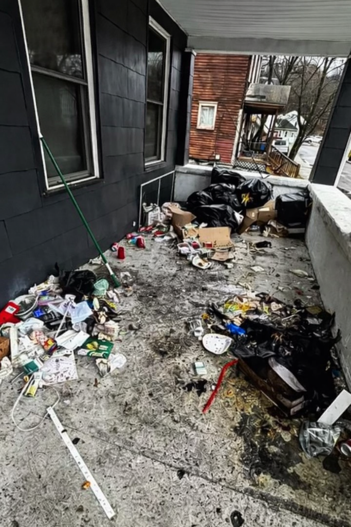 porch junk removal before