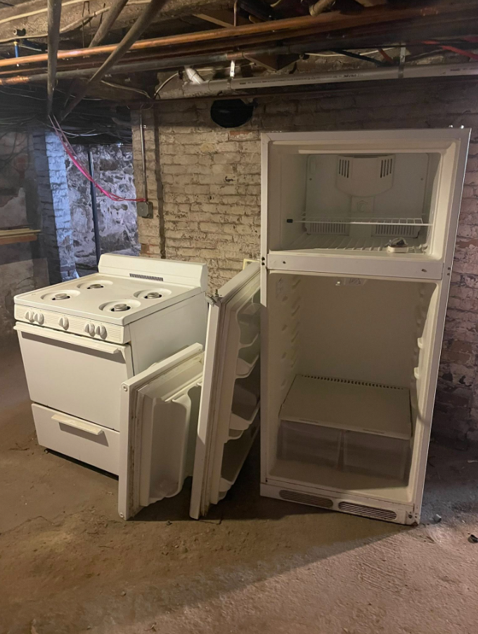 appliance removal before