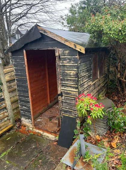 shed removal before