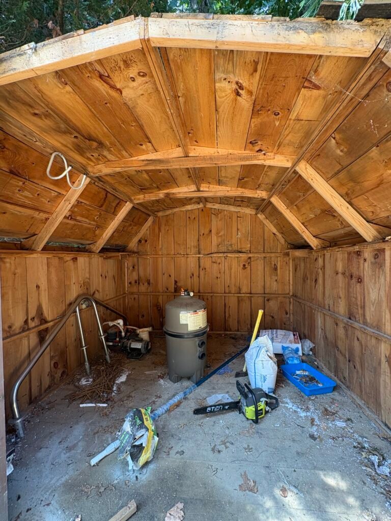 inside shed removal plainview