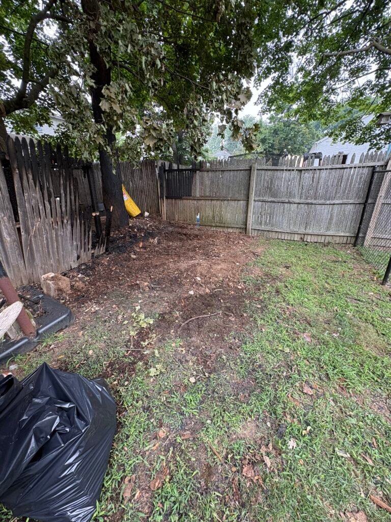 burnt shed after hton