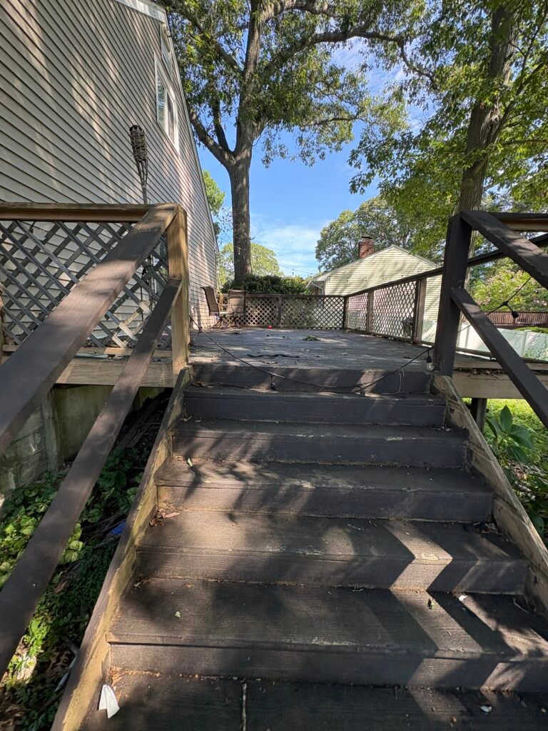 Property Cleanup in Huntington Station, NY – Trash and Yard Debris Removal (August 5) 30pear deck after